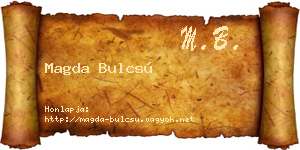 Magda Bulcsú névjegykártya